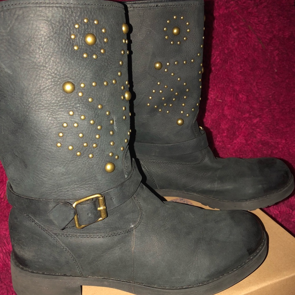 Ralph Lauren Denim and Supply biker boots